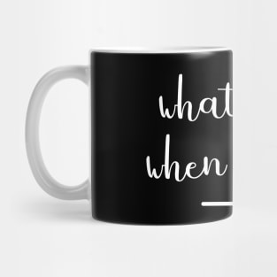 what to do when hiking Mug